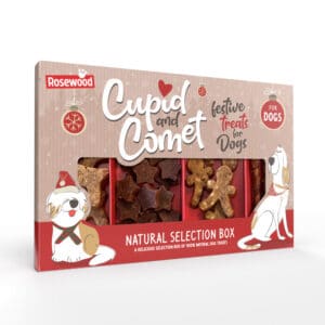 Rosewood Cupid & Comet Traktatiedoos Kerst Hondensnacks 175 gr
