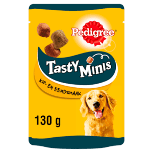 Pedigree Tasty Mini's hondensnack kip&eend – 130 g