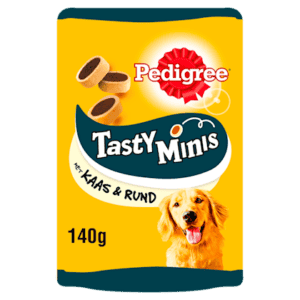 Pedigree Tasty Minis Kaas Hondensnacks – 140 g