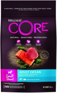 Wellness CORE Grain Free Dog Small Breed Adult Ocean – Hondenvoer – Zalm Tonijn – 5 kg
