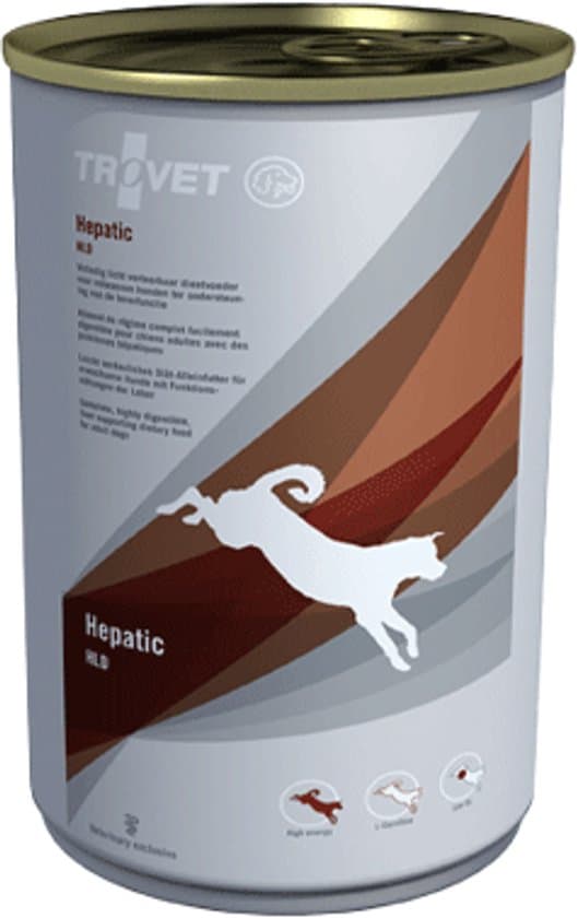 Trovet Hepatic HLD Hond – blikken – 12 x 400 g