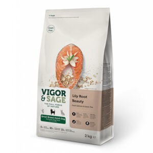 Vigor & Sage Hondenvoer Small Lilly Root Beauty – 4 x 2 kg