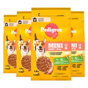 Pedigree Adult Hondenbrokken Mini Kip – 4 x 1,4 kg