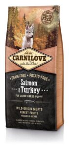 Carnilove Puppy large breed – graanvrij – Zalm & Kalkoen – 12 kg