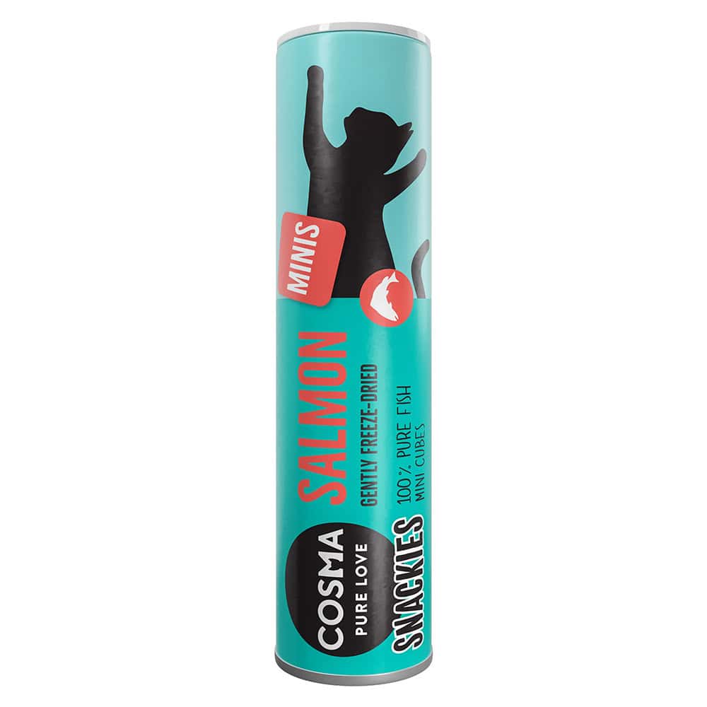 Cosma Snackies Minis Zalm Kattensnacks – 525 g
