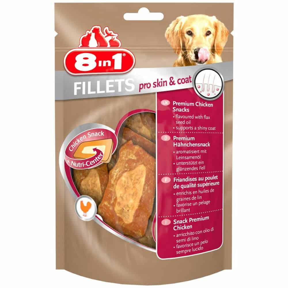 8in1 Fillets Pro Skin & Coat Kip – 8 x 80 g