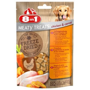 8in1 Meaty Treats Kip en Wortel – 8 x 50 g