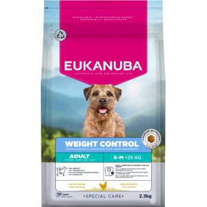 Eukanuba Adult Special Care Weight Control Small/Medium hondenvoer – 3 x 2,3 kg