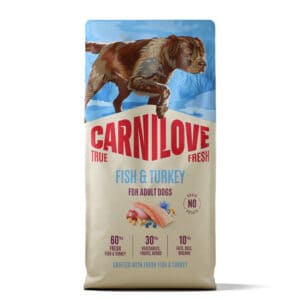 Carnilove True Fresh Adult met vis & kalkoen droog hondenvoer – 12 kg
