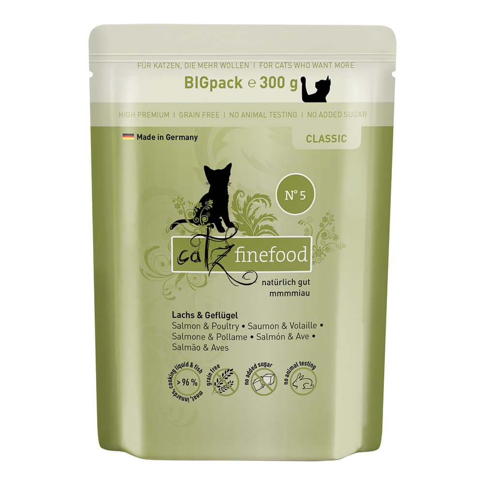 catz finefood Zalm & Gevogelte Nat kattenvoer – 7,2 kg