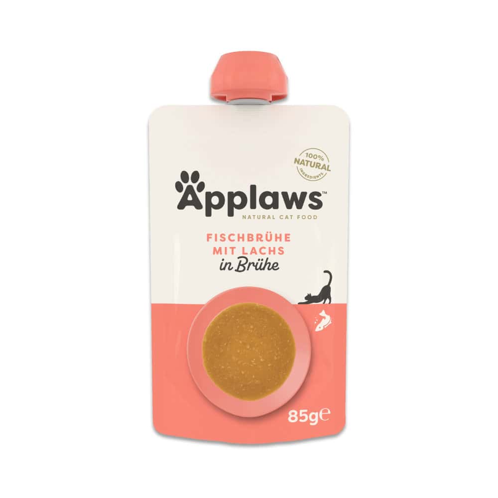 Applaws Bottenbouillon Zalm nat kattenvoer – 2,04 kg