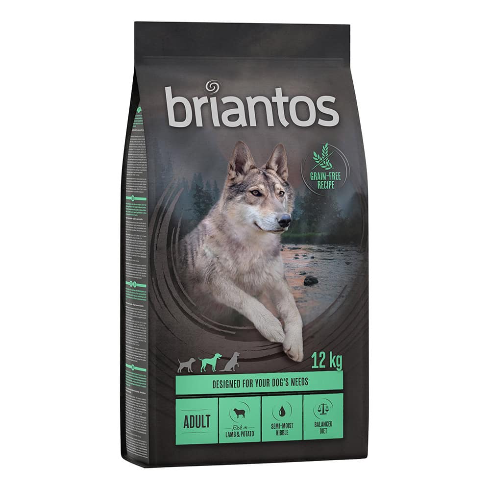 12kg Adult Lam & Aardappel Graanvrij Briantos Hondenvoer