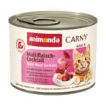 12x200g Adult Multivlees-Cocktail Animonda Carny Kattenvoer