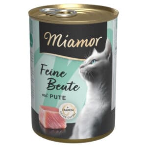 12x400g Miamor Feine Beute kalkoen natvoer voor katten