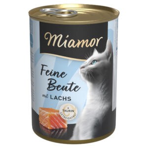 12x400g Miamor Feine Beute zalm natvoer voor katten