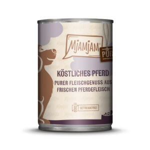 12 x 400 g MjAMjAM puur vleesgenot heerlijk paard puur hondenvoer nat