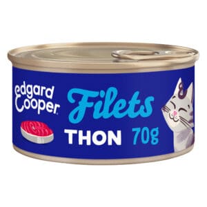 12x70g Edgard & Cooper Adult Graanvrije Filets Tonijn - Kattenvoer