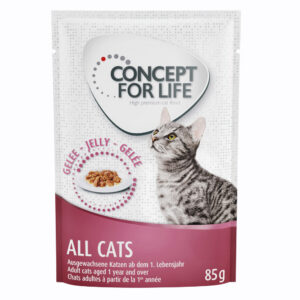 12x85g All Cats All Cats in Gelei Concept for Life Kattenvoer