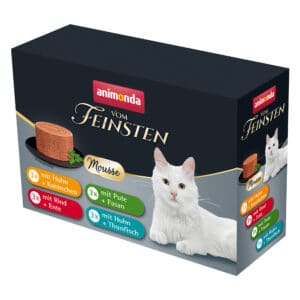 12 x 85 g Moussevariatie (4 soorten) Adult animonda Vom Feinsten Kattenvoer