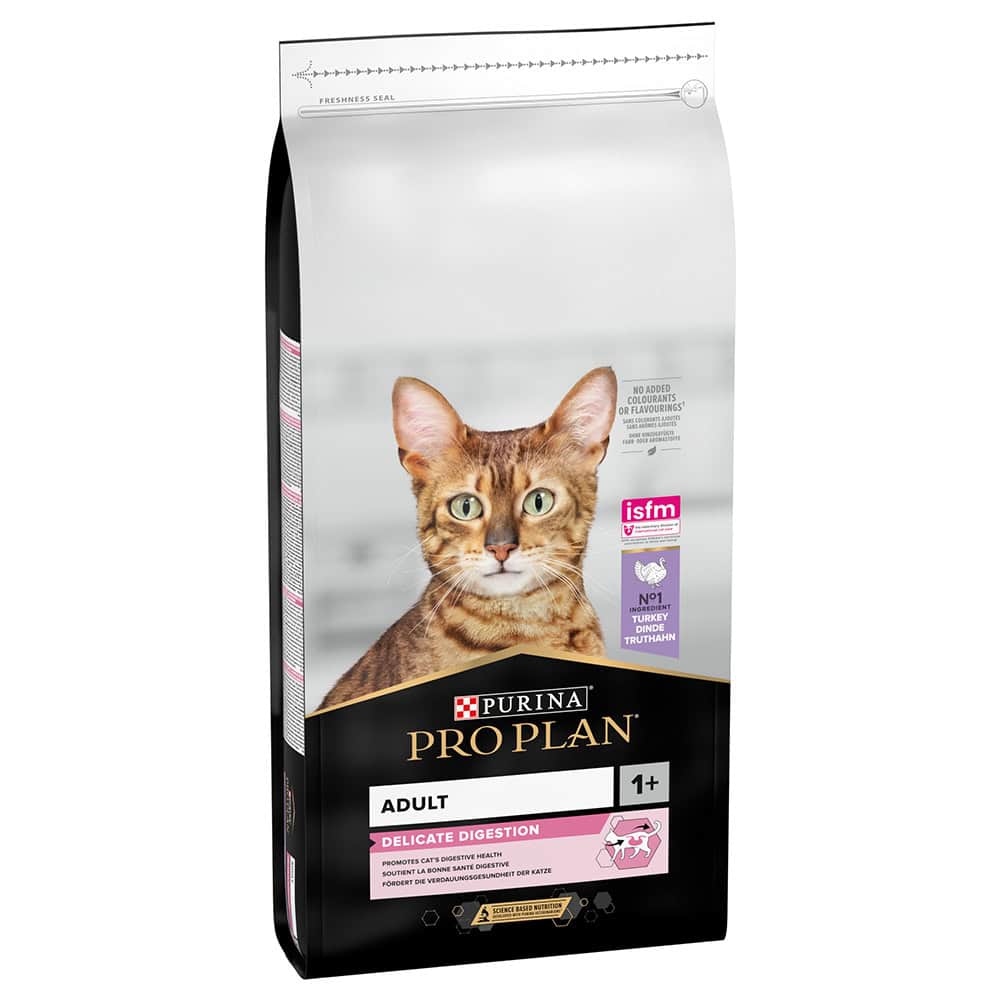 14kg Adult Delicate Digestion Rijk aan Kalkoen Pro Plan Kattenvoer