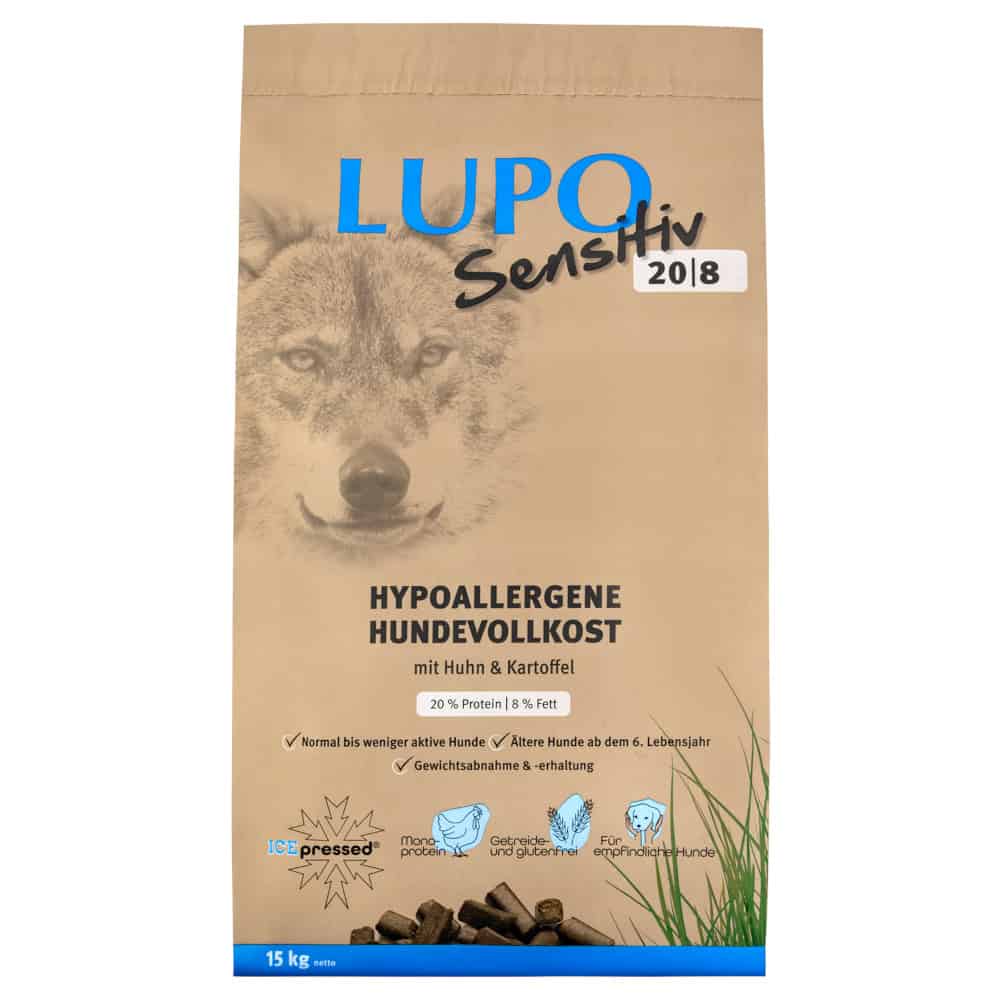 15kg Lupo Sensitiv 20/8 Hondenvoer