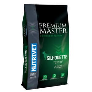 15kg Nutrivet Premium Master Silhouette - Droog hondenvoer