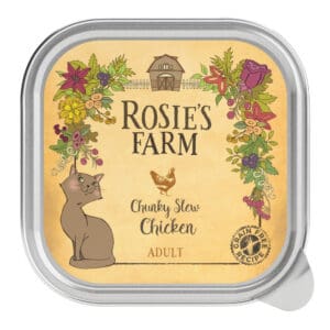 16x100g Adult Kip Rosie's Farm Kattenvoer