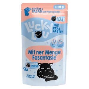 16x 125g Lucky Lou Adult Gevogelte & Fazant nat kattenvoer