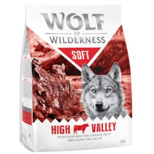 1kg "Soft High Valley" Rund Wolf of Wilderness Hondenvoer