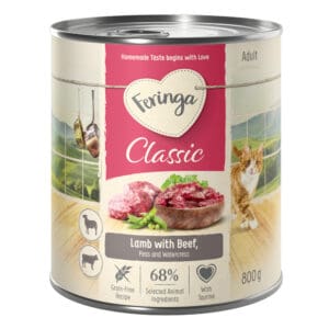 24x800g Lam & Rund Classic Meat Menü Feringa Kattenvoer nat