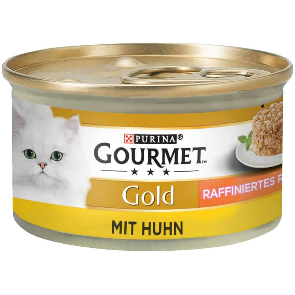 24 x 85 g Gourmet Ragout mix I Gold Hartig Torentje Kattenvoer