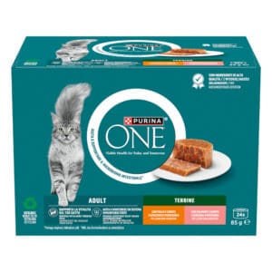 ! 2 x ( 13 x 85 g) / 2 x (26 x 85 g ) / 2 x (24 x 85 g ) Purina One natvoer voor katten - Adult Terrine Mixpakket (48 x 85 g)