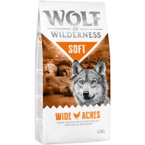 2x12kg "Soft & Strong" "Soft Wide Acres" Kip Wolf of Wilderness Hondenvoer