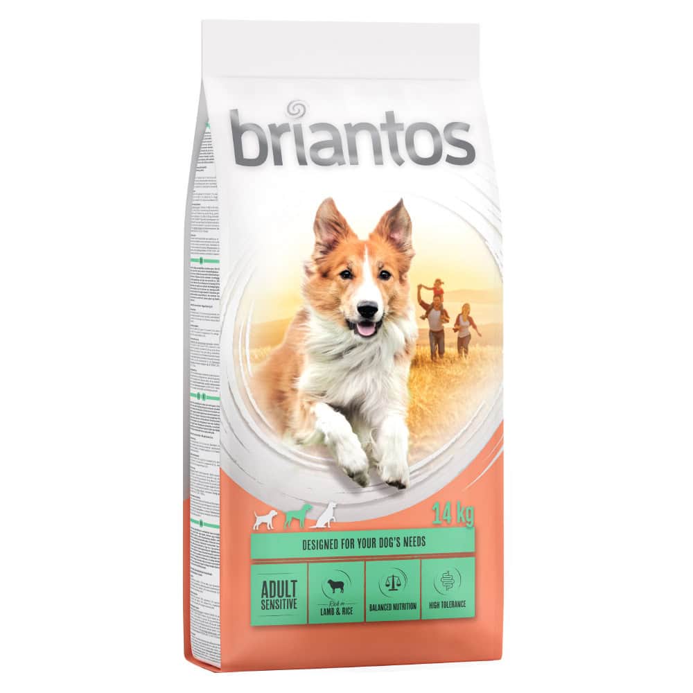 Briantos Adult Sensitive Lam & Rijst Hondenvoer – 2 x 14 kg