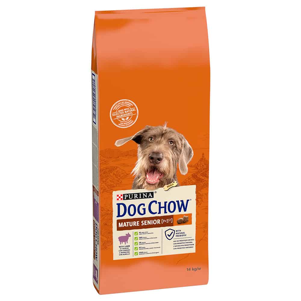 2x14kg Senior Lam – Dog Chow Hondenvoer