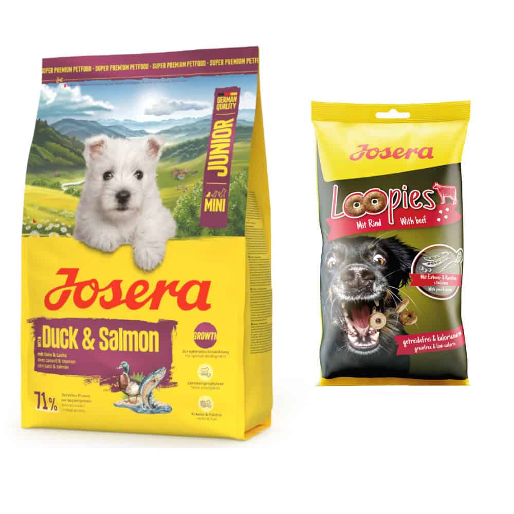 3 kg Josera droogvoer voor honden + Josera hondensnack gratis! – MiniJunior