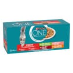 40x85g PURINA ONE Sterilcat Mix (4 soorten) natvoer voor katten