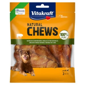 44g Vitakraft Natural Kauwbotten Varkensoren Hondensnacks