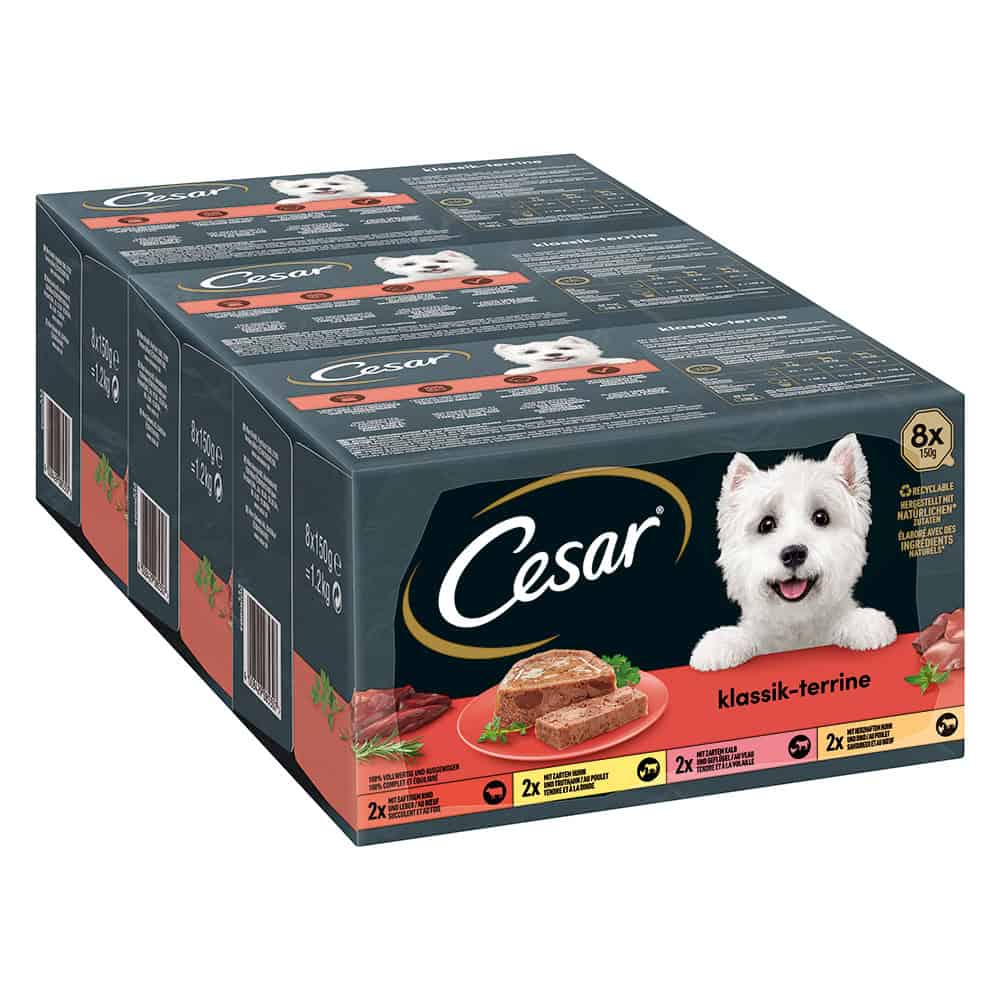 Cesar Classic Terrine Hondenvoer – 7,2 kg
