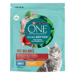 650g Dual Nature Adult met Kip & Cranberry Purina ONE Kattenvoer