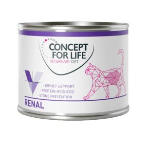 Concept for Life VET Renal met kip Concept for Life Veterinary Diet nat kattenvoer – 6 x 200 g