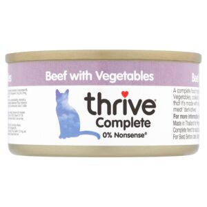 6x75g Adult Wet Complete Rund met Groenten Thrive Kattenvoer