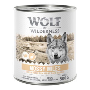 6x800g Adult Mossy Miles Wolf of Wilderness "Expedition" Hondenvoer