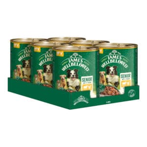 6x800g James Wellbeloved Senior Dog Hypoallergenic Lam Kip natvoer voor honden