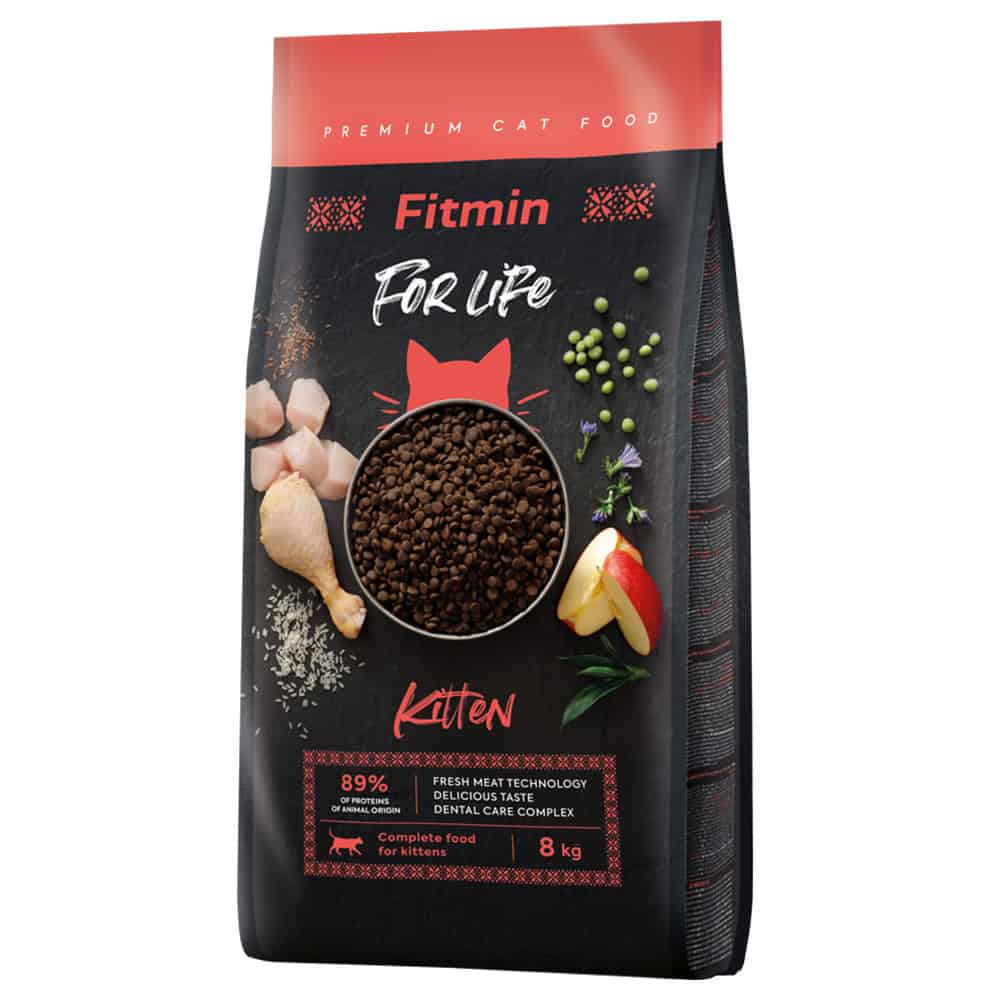 Fitmin Cat For Life Kitten met Kip Droog Kattenvoer – 8 kg