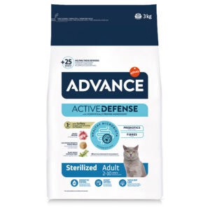 Advance Sterilized met Kalkoen Kattenvoer - Dubbelpak: 2 x 3 kg