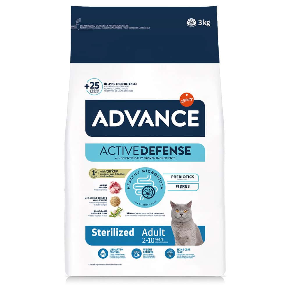 Affinity Advance Advance Sterilized met Kalkoen Kattenvoer – 3 kg