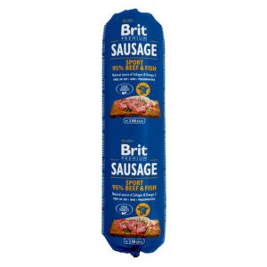 Brit Premium Brit Sausage natvoer – Rund & Vis – 24 x 800 g