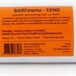 Barfmenu hond eend hondenvoer – 1 kg