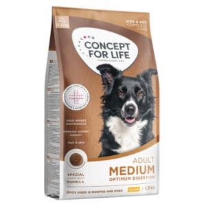 Concept for Life Medium Adult - Nieuw Receptuur: Voordeelpakket 4 x 1,5 kg